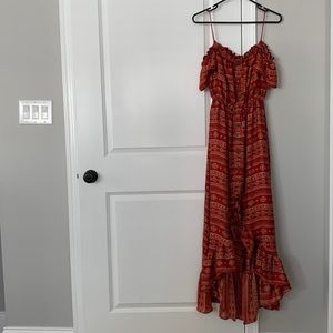 Vici off the shoulder, high low dress